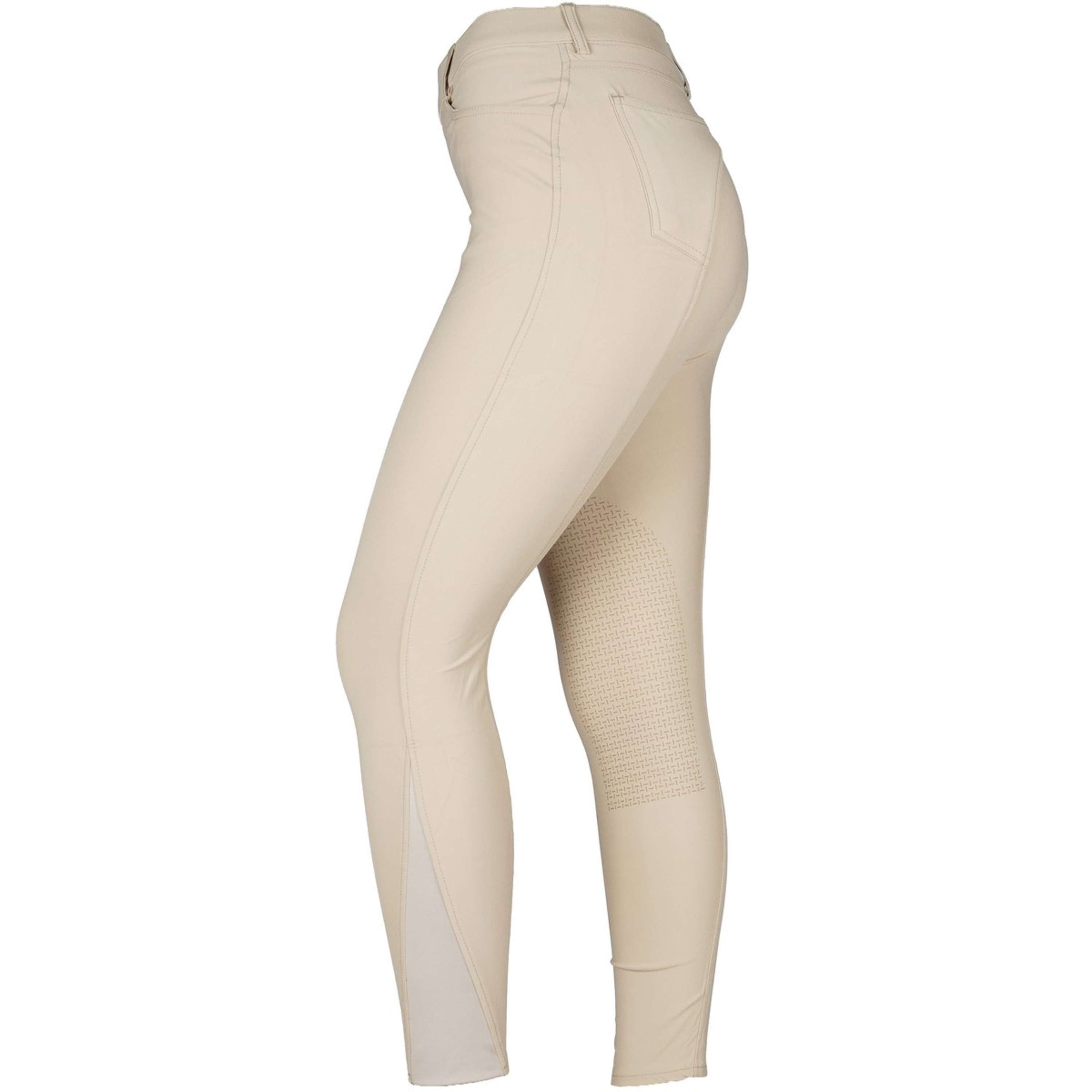 HKM Pantalon d'Équitation Sunshine Silicone Genouillères Beige HKM Pantalon d'Équitation Sunshine Silicone Genouillères Beige