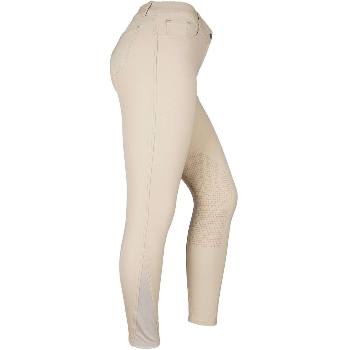 HKM Pantalon d'Équitation Sunshine Silicone Genouillères Beige