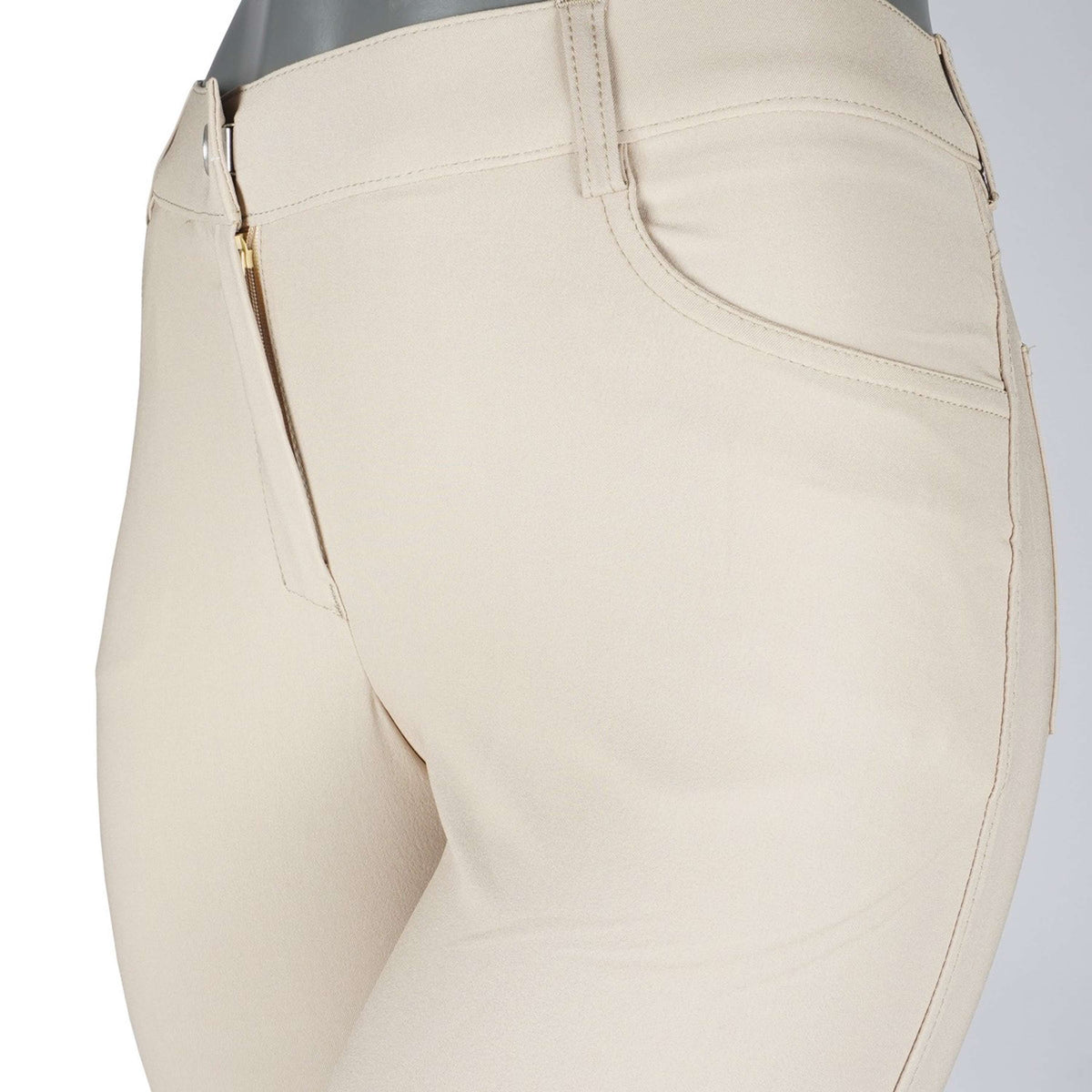 HKM Pantalon d'Équitation Sunshine Silicone Genouillères Beige