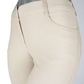 HKM Pantalon d'Équitation Sunshine Silicone Genouillères Beige