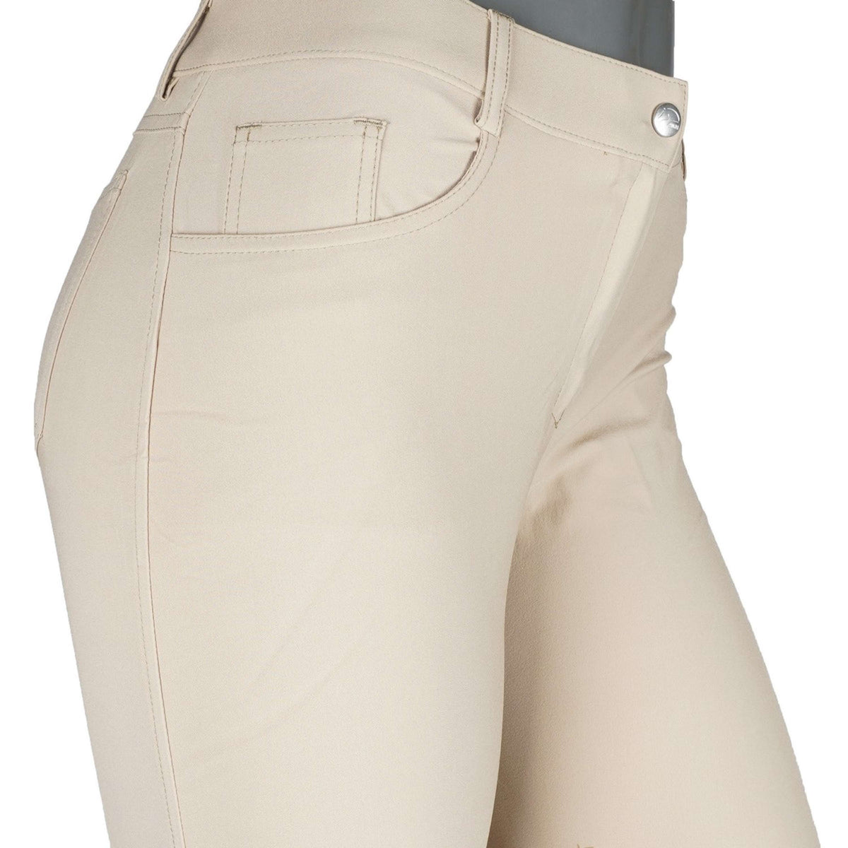 HKM Pantalon d'Équitation Sunshine Silicone Genouillères Beige