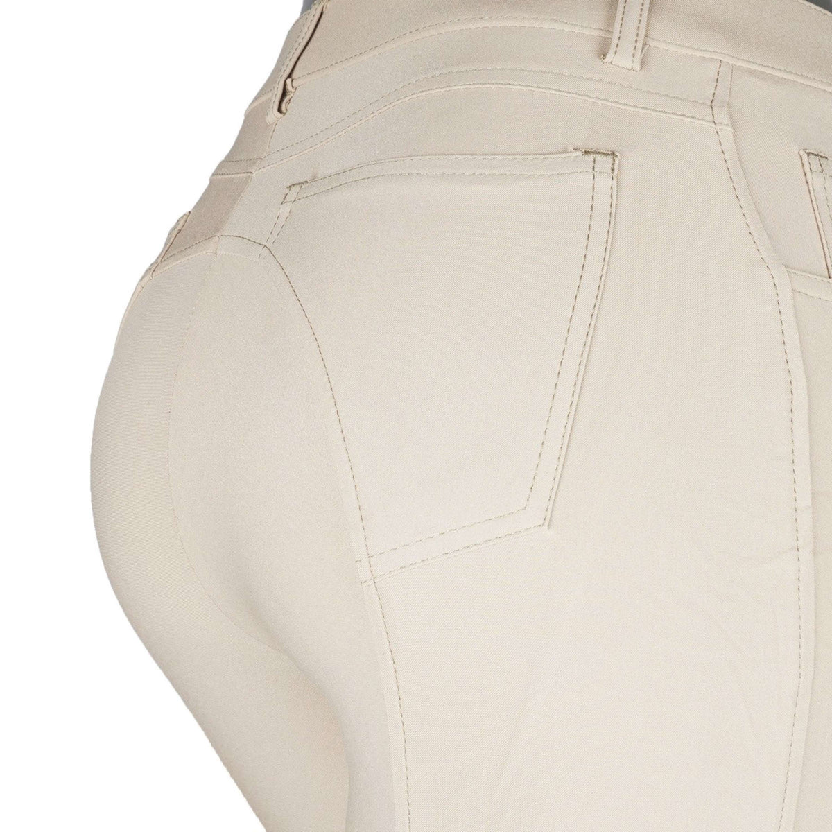 HKM Pantalon d'Équitation Sunshine Silicone Genouillères Beige