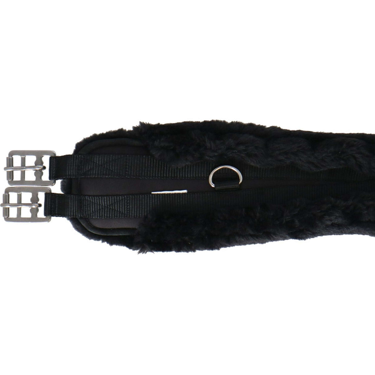 Covalliero Sangle Faux Fur Long Noir