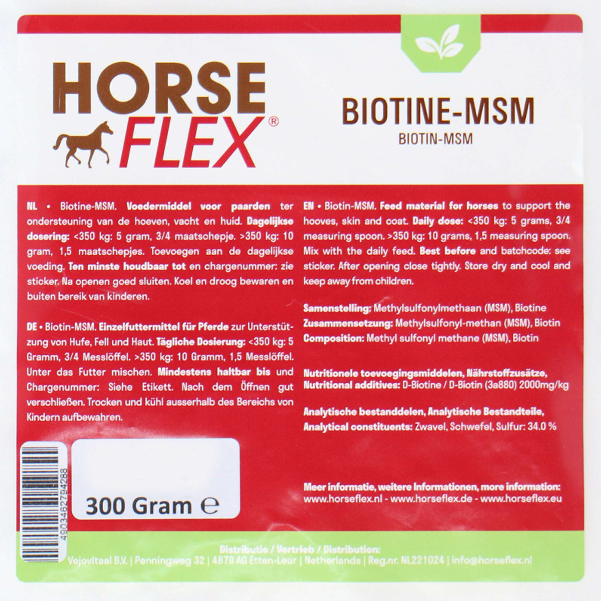 HorseFlex Biotine-MSM Recharge