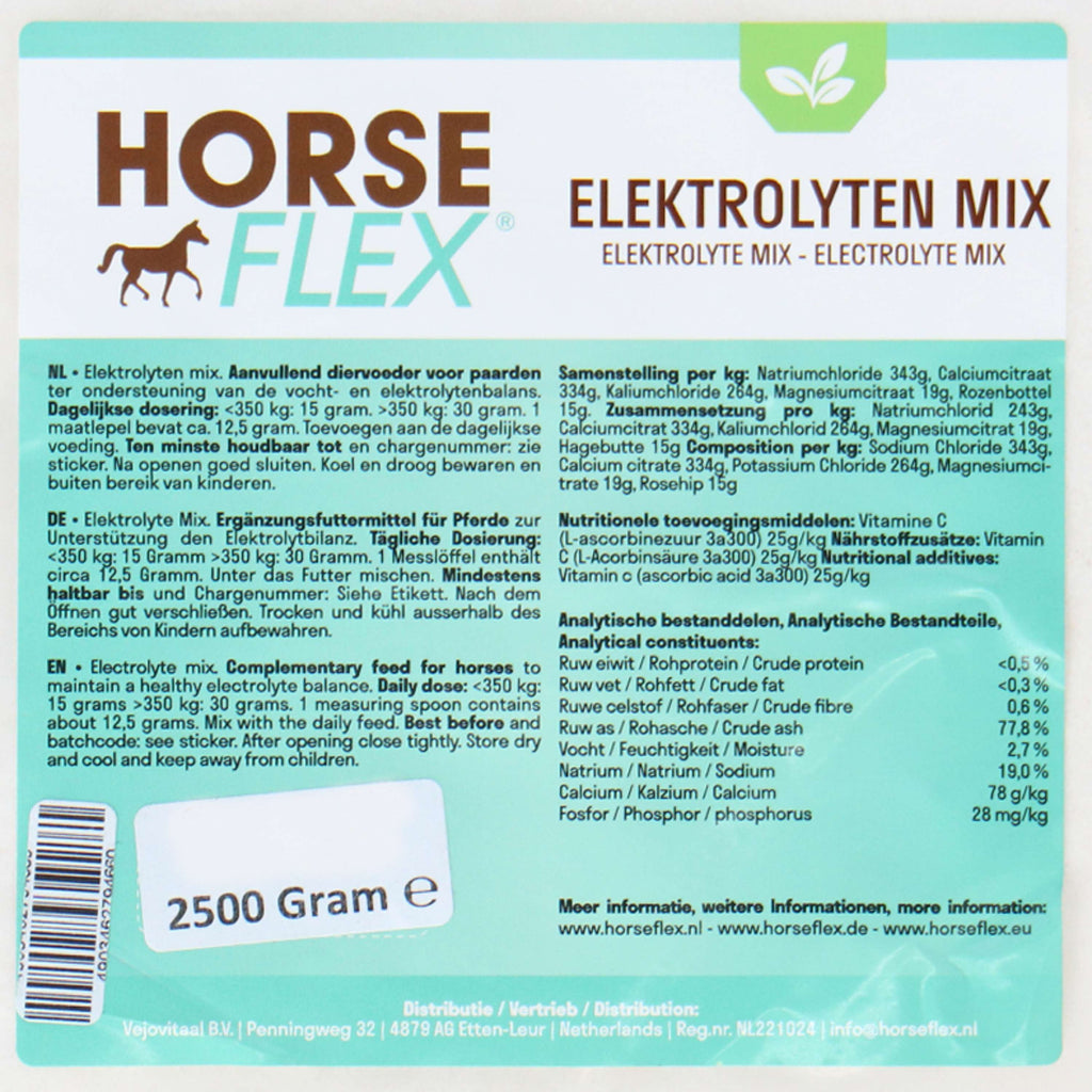 HorseFlex Mélange d'électrolytes Recharge