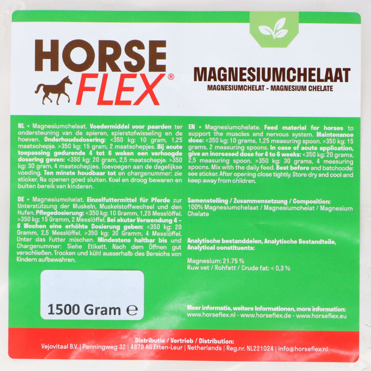 HorseFlex Chélate de magnésium Recharge