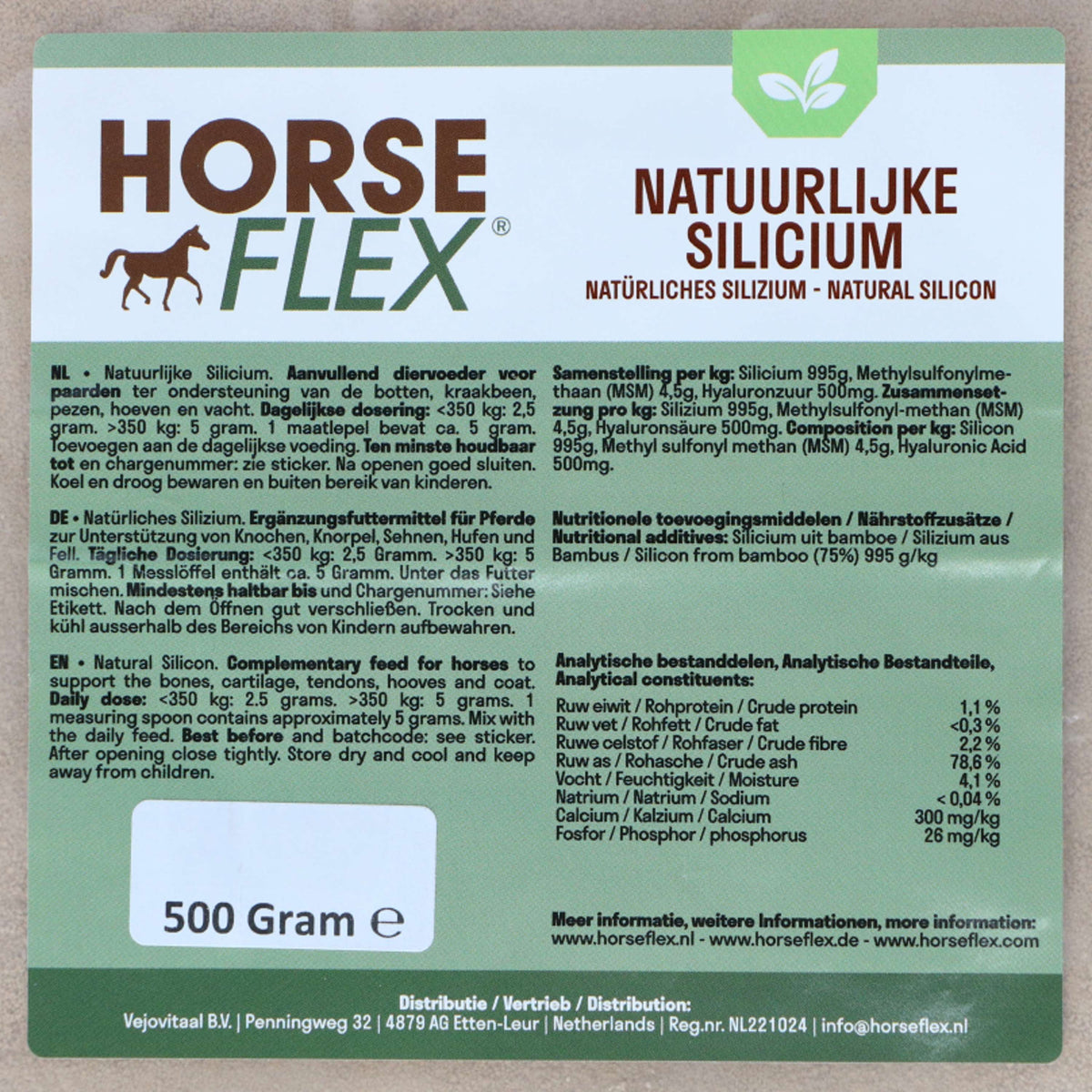 HorseFlex Silicium Naturel Recharge