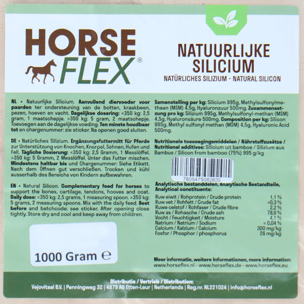 HorseFlex Silicium Naturel Recharge