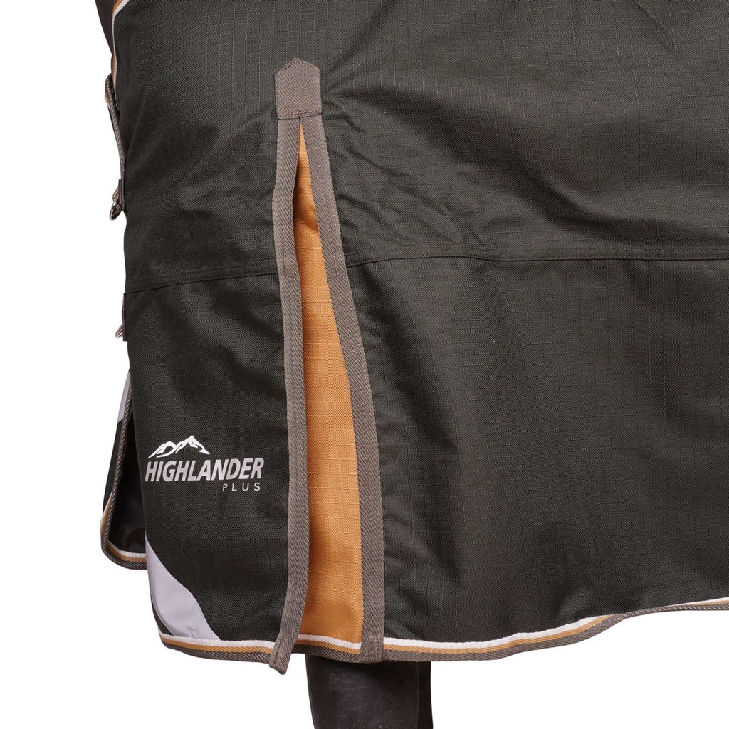Highlander Plus by Shires Couverture Imperméable Turnout 50g Vert