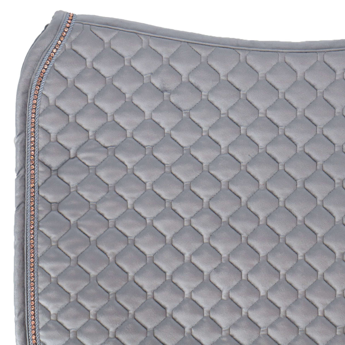 ANKY Tapis de Selle Velvet Stones Dressage Steel Grey