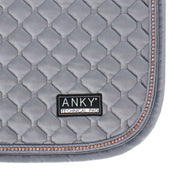 ANKY Tapis de Selle Velvet Stones Dressage Steel Grey