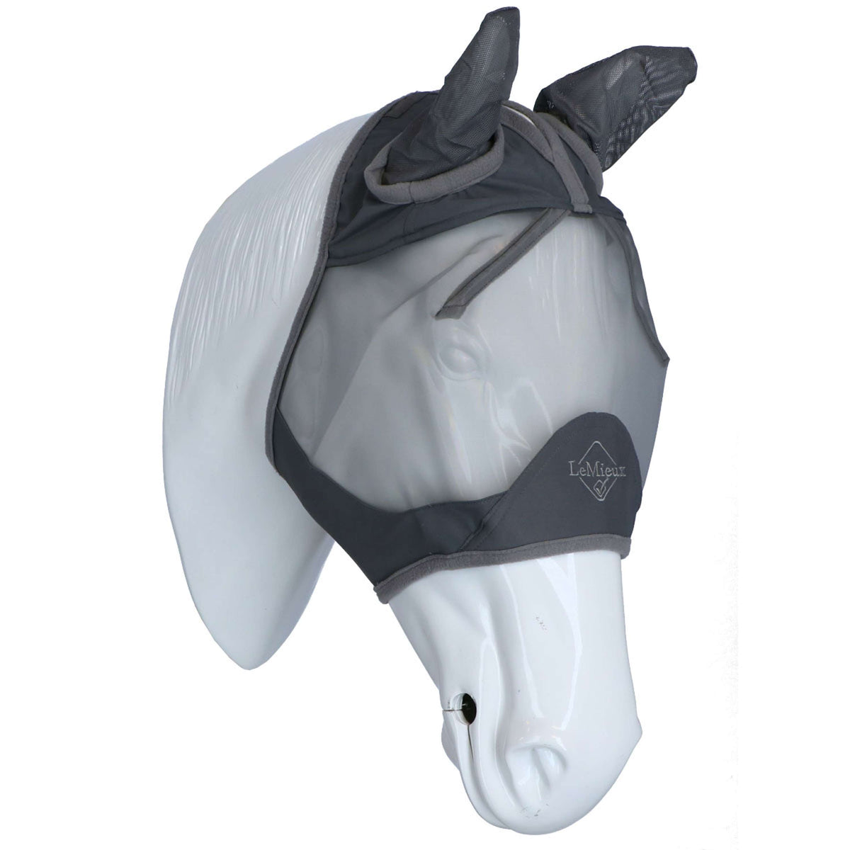 LeMieux Masque Anti-Mouches ArmourShield Pro Half Gris