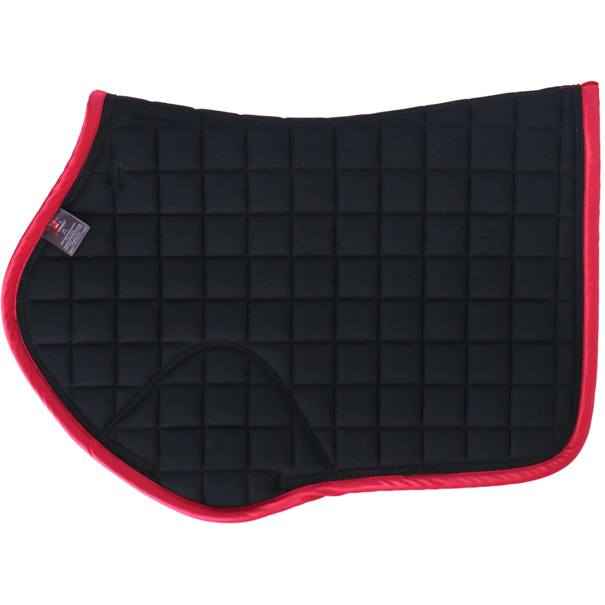 Catago Tapis de Selle FIR-Tech Elegant de Saut Rouge