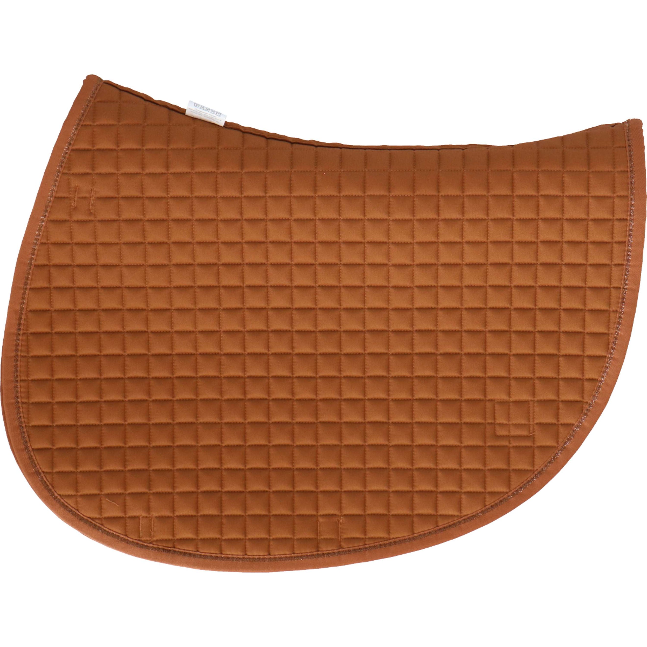 Eskadron Platinum Tapis de Selle de Saut Cotton Cognac