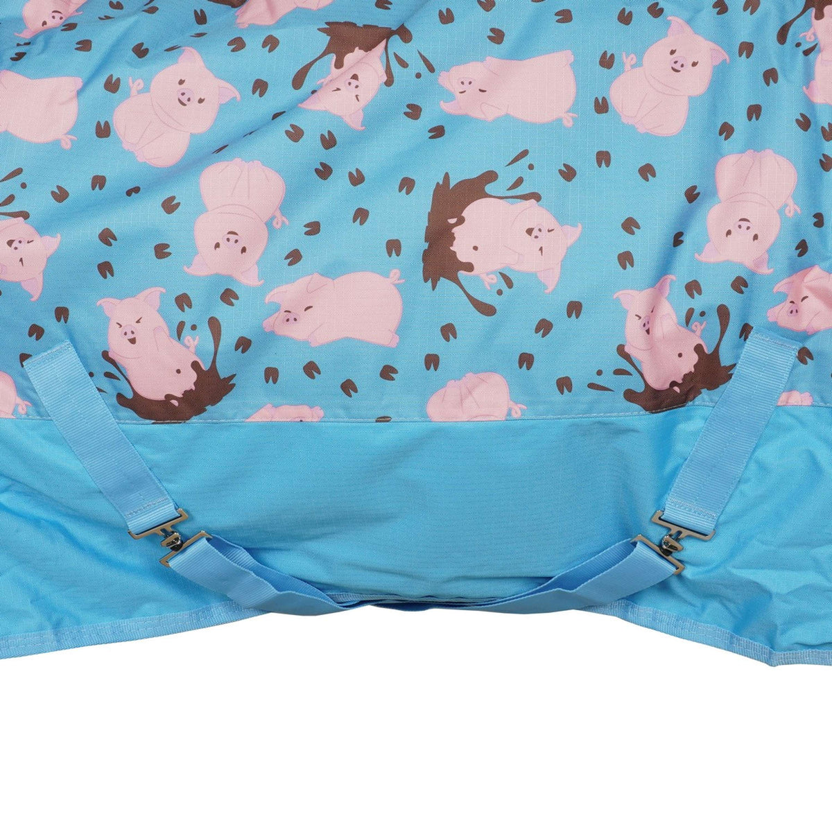 Saxon Couverture d'Hiver Combo Neck Medium 600D Poney Pig Print