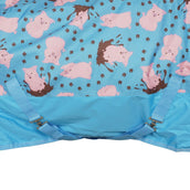 Saxon Couverture d'Hiver Combo Neck Medium 600D Poney Pig Print