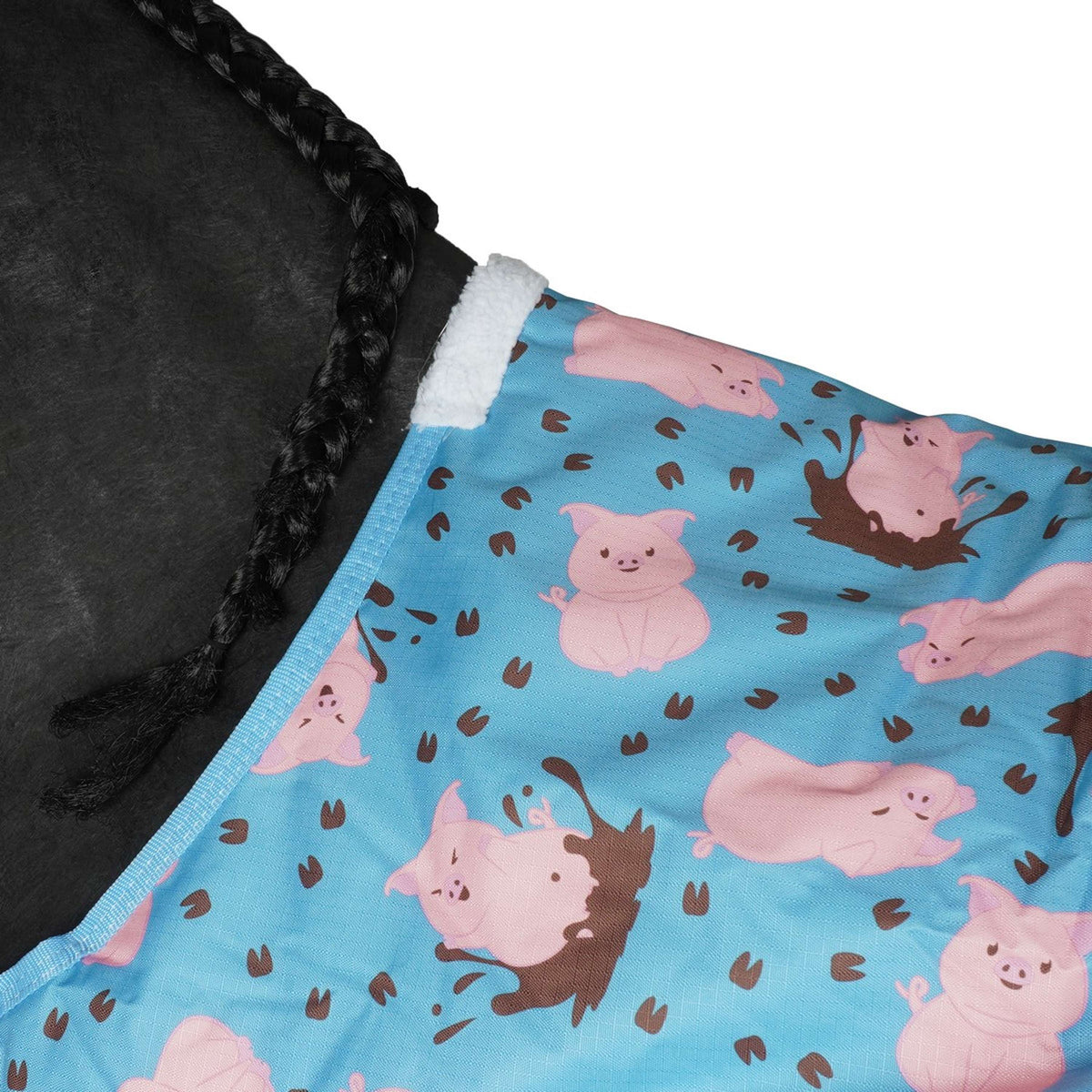 Saxon Couverture d'Hiver Standard Neck Medium 600D Poney Pig Print