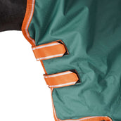 Weatherbeeta Couverture d'Hiver Comfitec Tyro Combo Neck Lite Plus Green/Burnt Orange/White