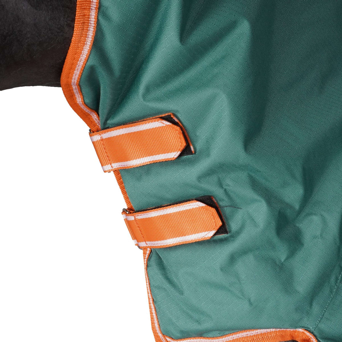 Weatherbeeta Couverture d'Hiver Comfitec Tyro Combo Neck Lite 50g Plus Green/Burnt Orange/White