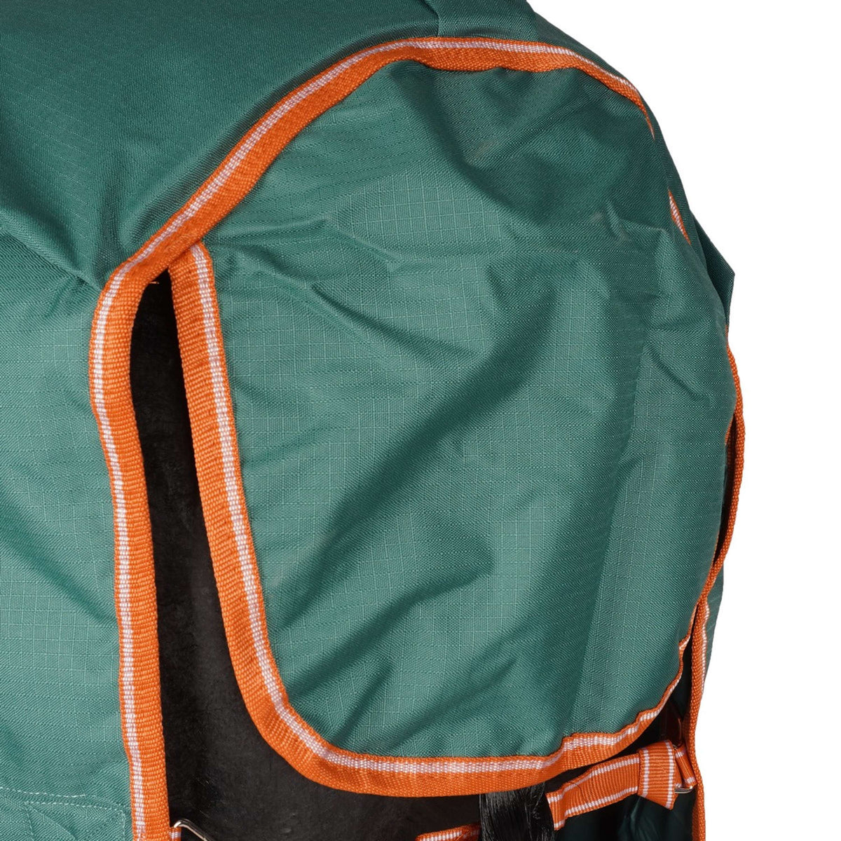 Weatherbeeta Couverture d'Hiver Comfitec Tyro Combo Neck Lite 50g Plus Green/Burnt Orange/White