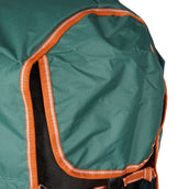 Weatherbeeta Couverture d'Hiver Comfitec Tyro Combo Neck Lite Plus Green/Burnt Orange/White