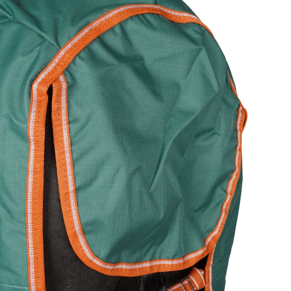 Weatherbeeta Couverture d'Hiver Comfitec Tyro Standard Neck Lite Plus Green/Burnt Orange/White