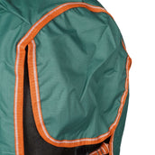 Weatherbeeta Couverture d'Hiver Comfitec Tyro Standard Neck Lite Plus Green/Burnt Orange/White