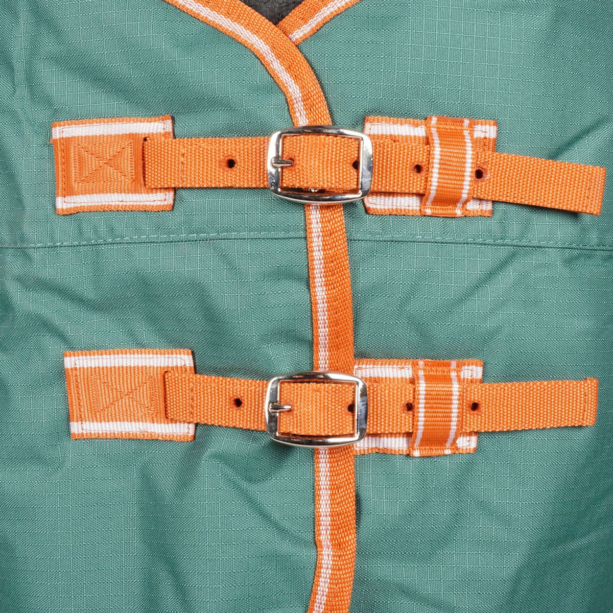 Weatherbeeta Couverture d'Hiver Comfitec Tyro Standard Neck Medium Green/Burnt Orange/White