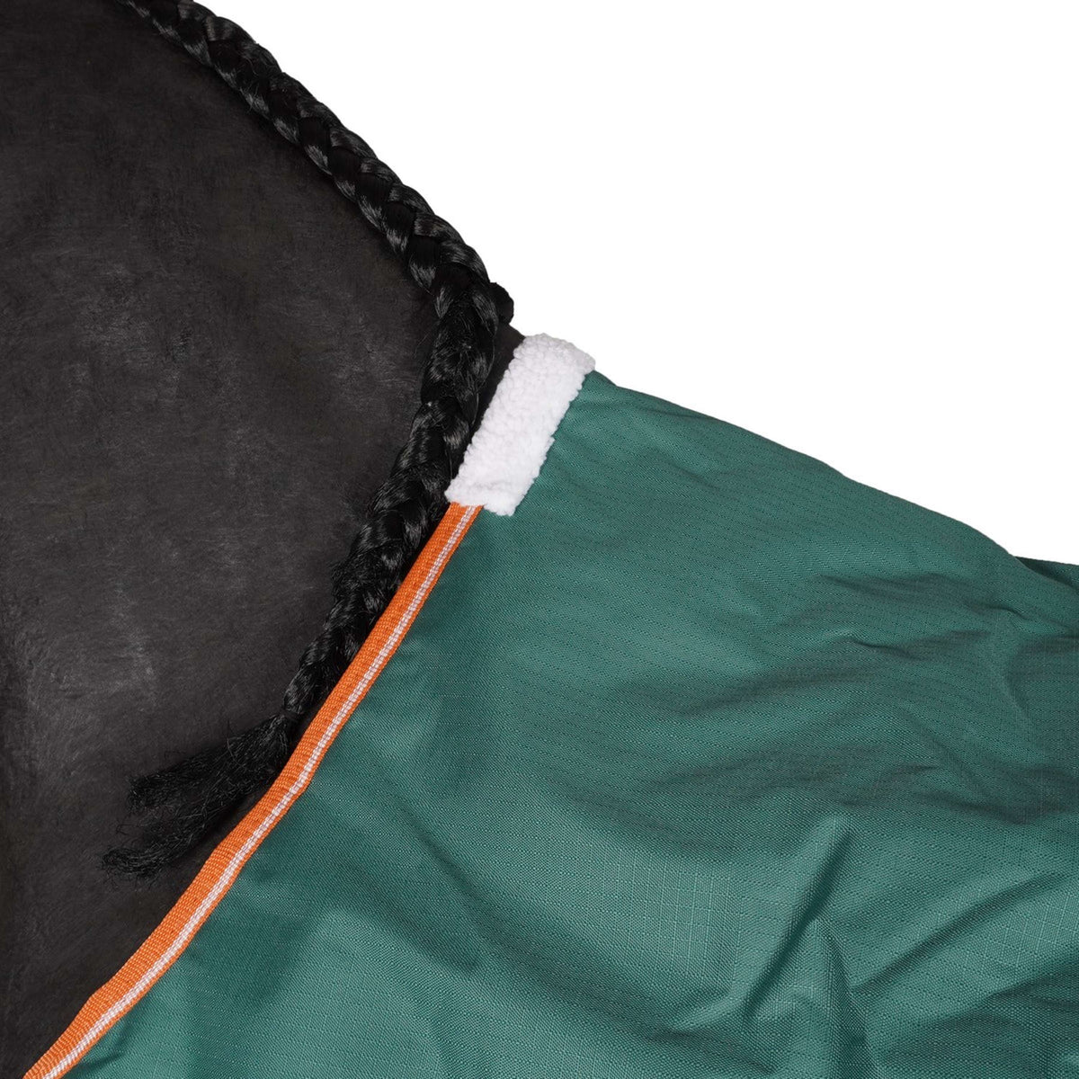 Weatherbeeta Couverture d'Hiver Comfitec Tyro Standard Neck Medium Green/Burnt Orange/White