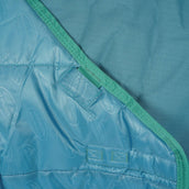 Weatherbeeta Couverture d'Hiver Green-Tec Heavy 1200D Couvre-cou Amovible Dragonfly Blue/Bottle Green