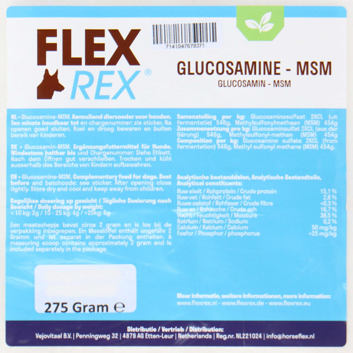 Flexrex Glucosamine-MSM Recharge