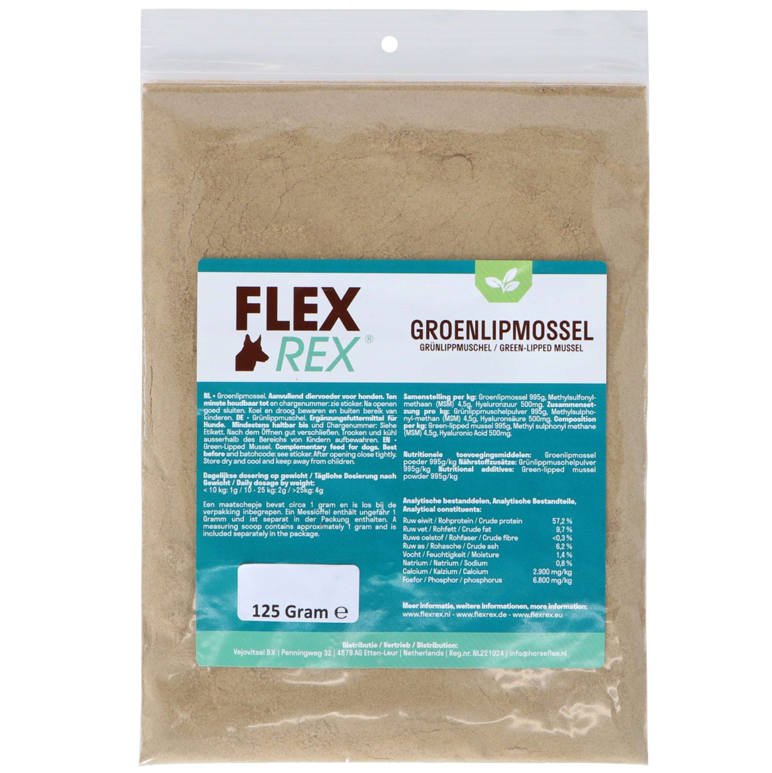 Flexrex Groenlipmossel poeder Recharge