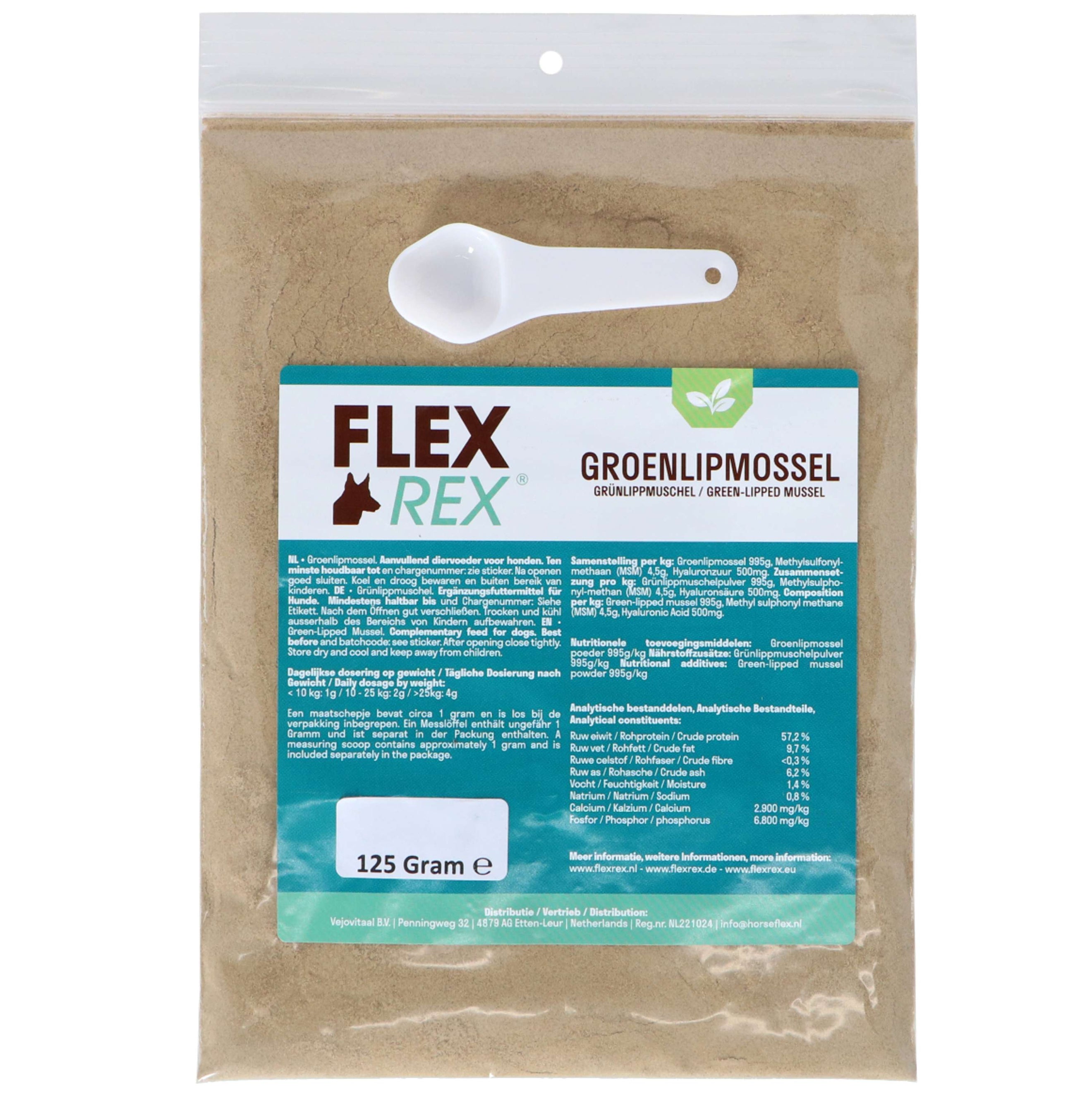 Flexrex Groenlipmossel poeder Recharge