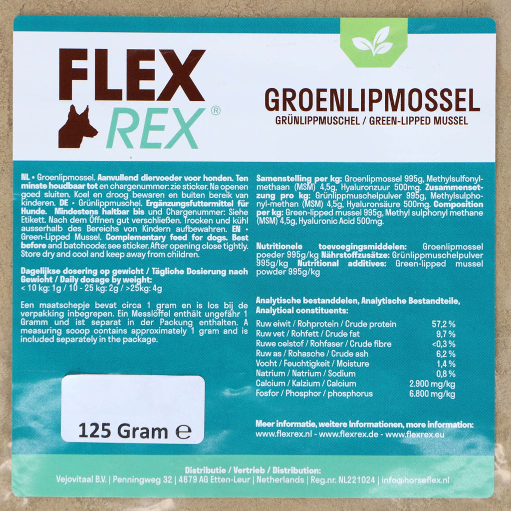 Flexrex Groenlipmossel poeder Recharge