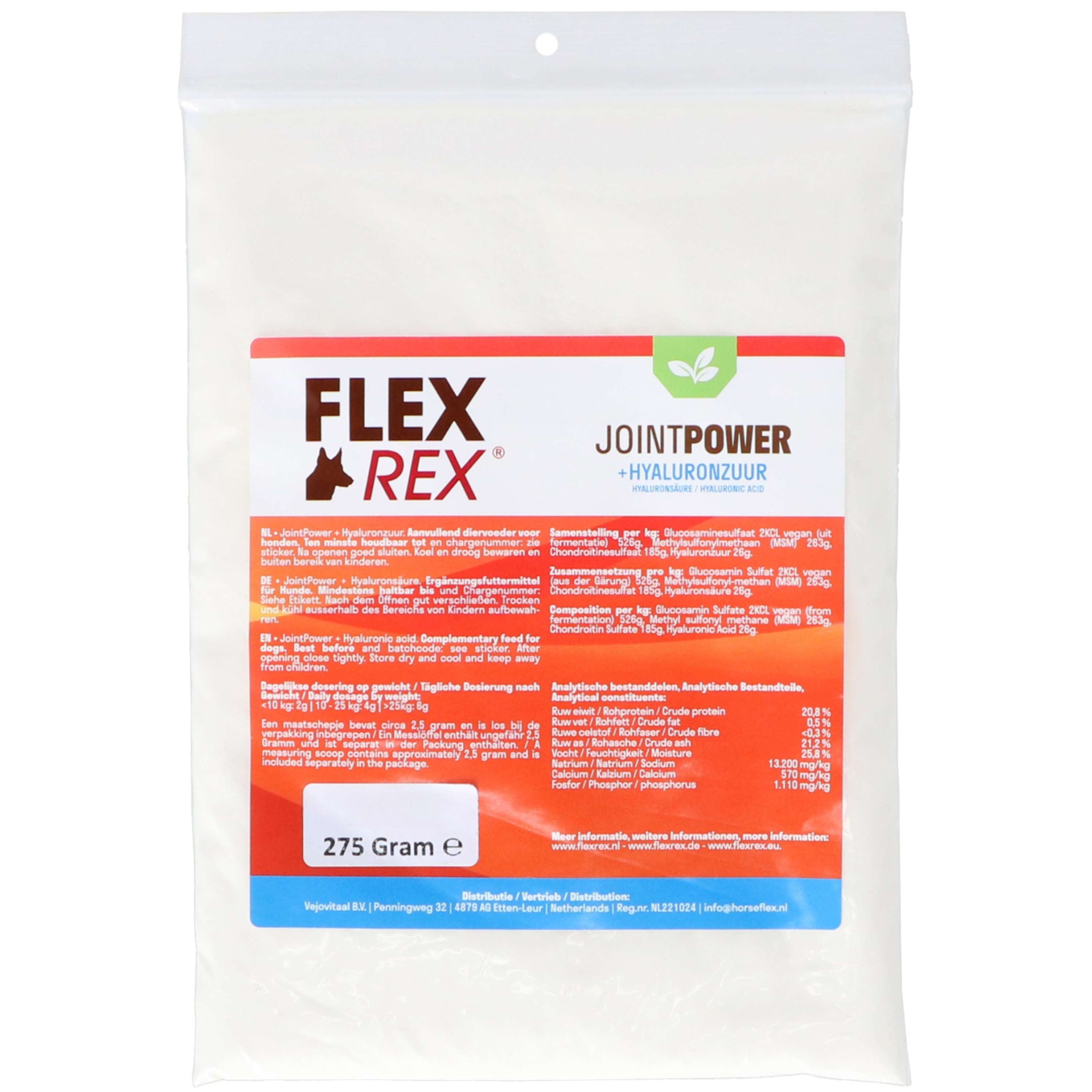 Flexrex Jointpower + Acide hyaluronique Recharge