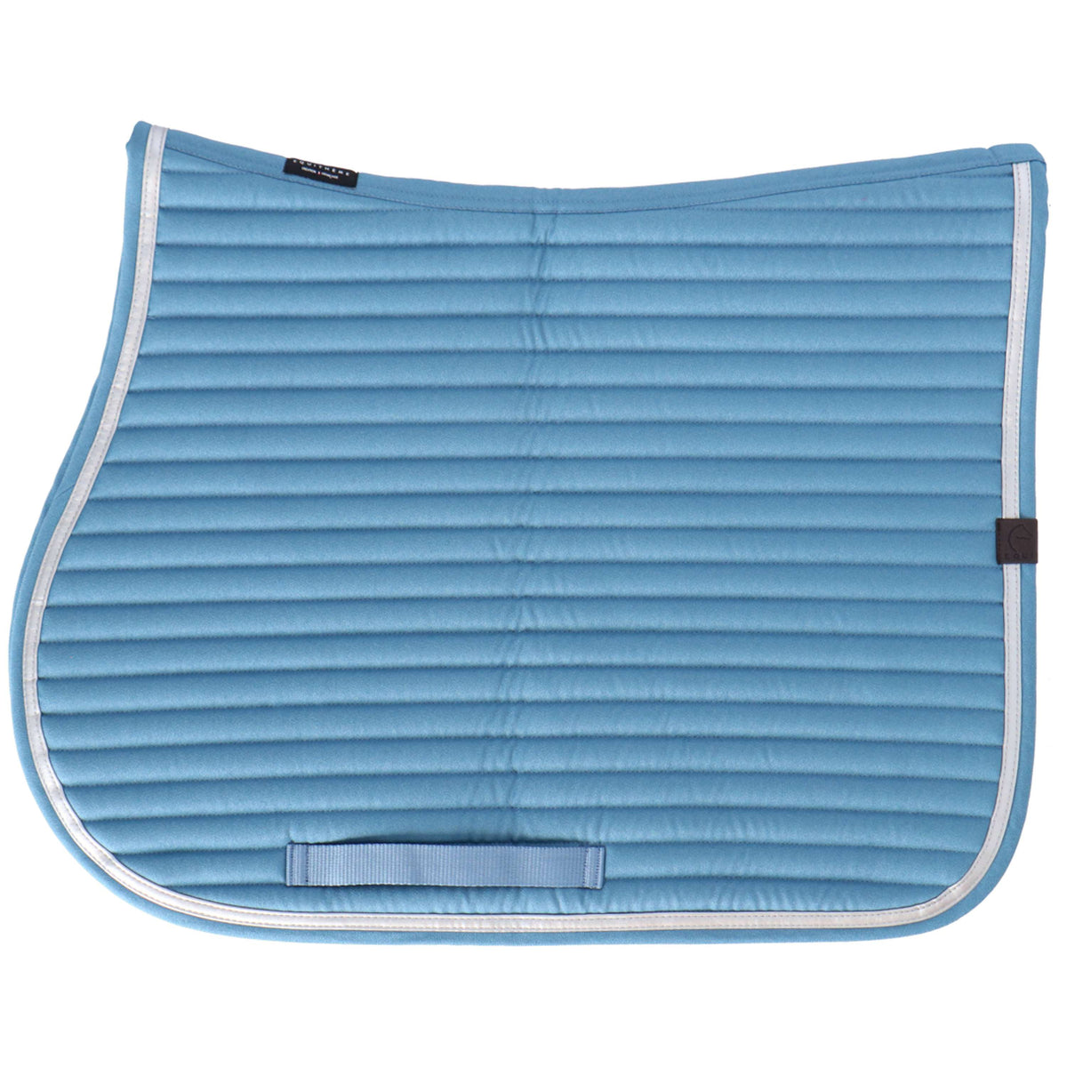 EQUITHÈME Tapis de Selle Spring de Saut Bleu