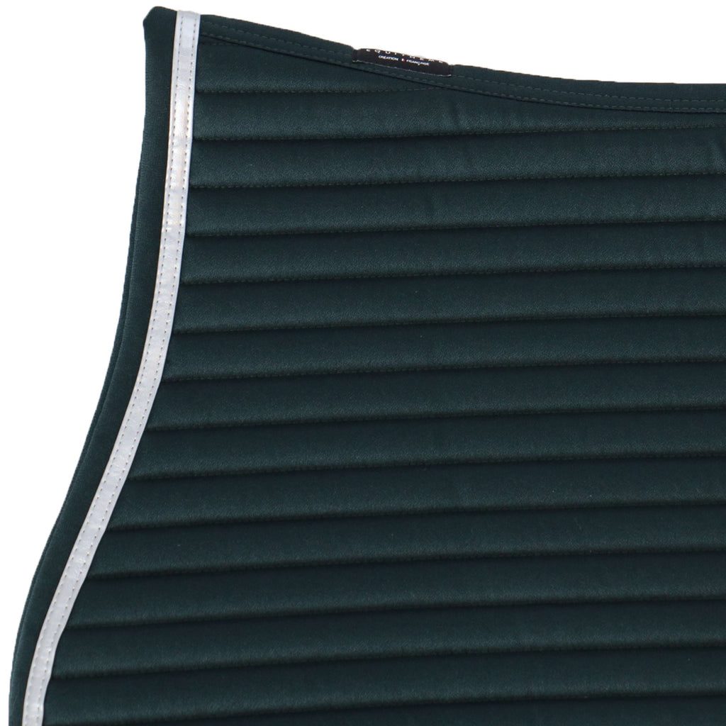 EQUITHÈME Tapis de Selle Spring de Saut Vert Foncé