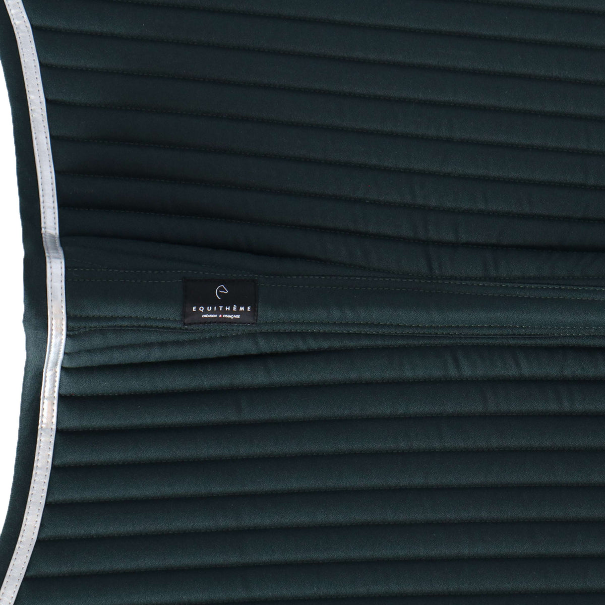 EQUITHÈME Tapis de Selle Spring de Saut Vert Foncé