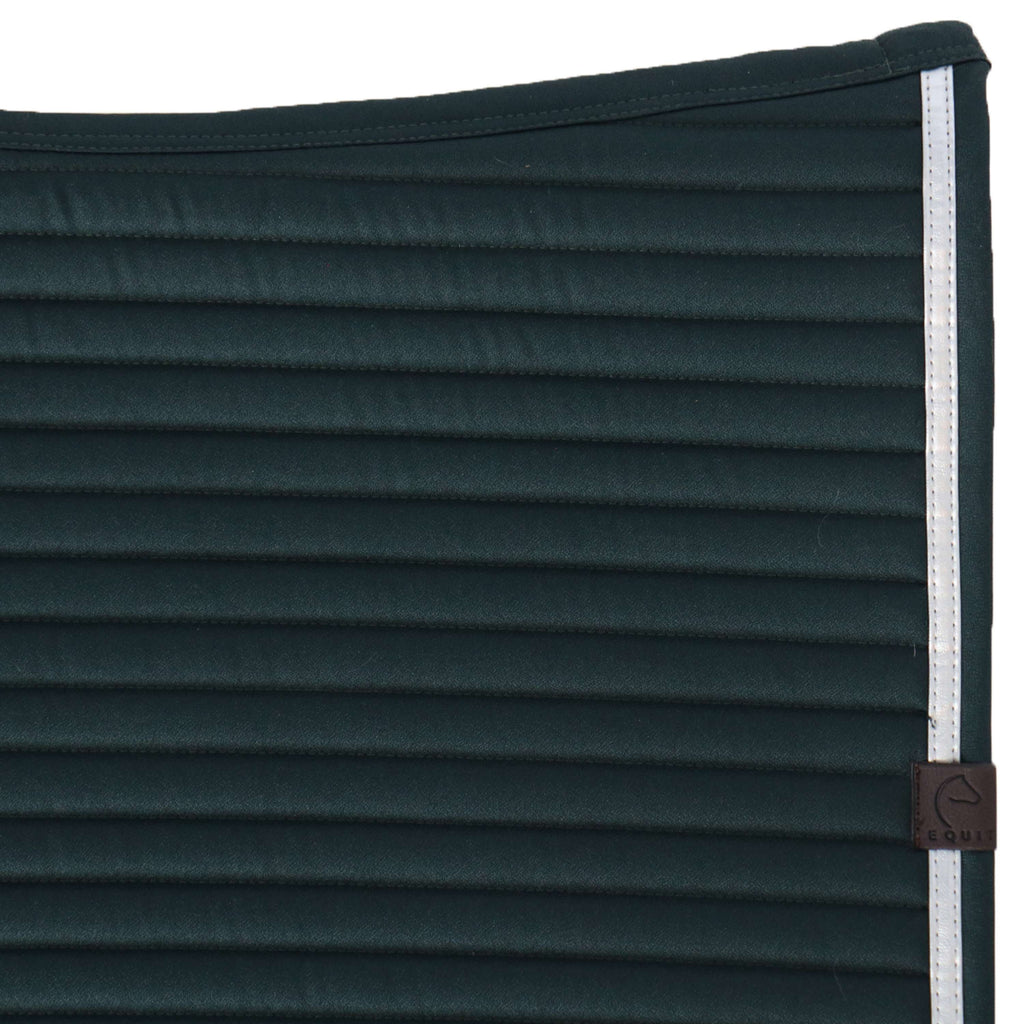 EQUITHÈME Tapis de Selle Spring de Saut Vert Foncé