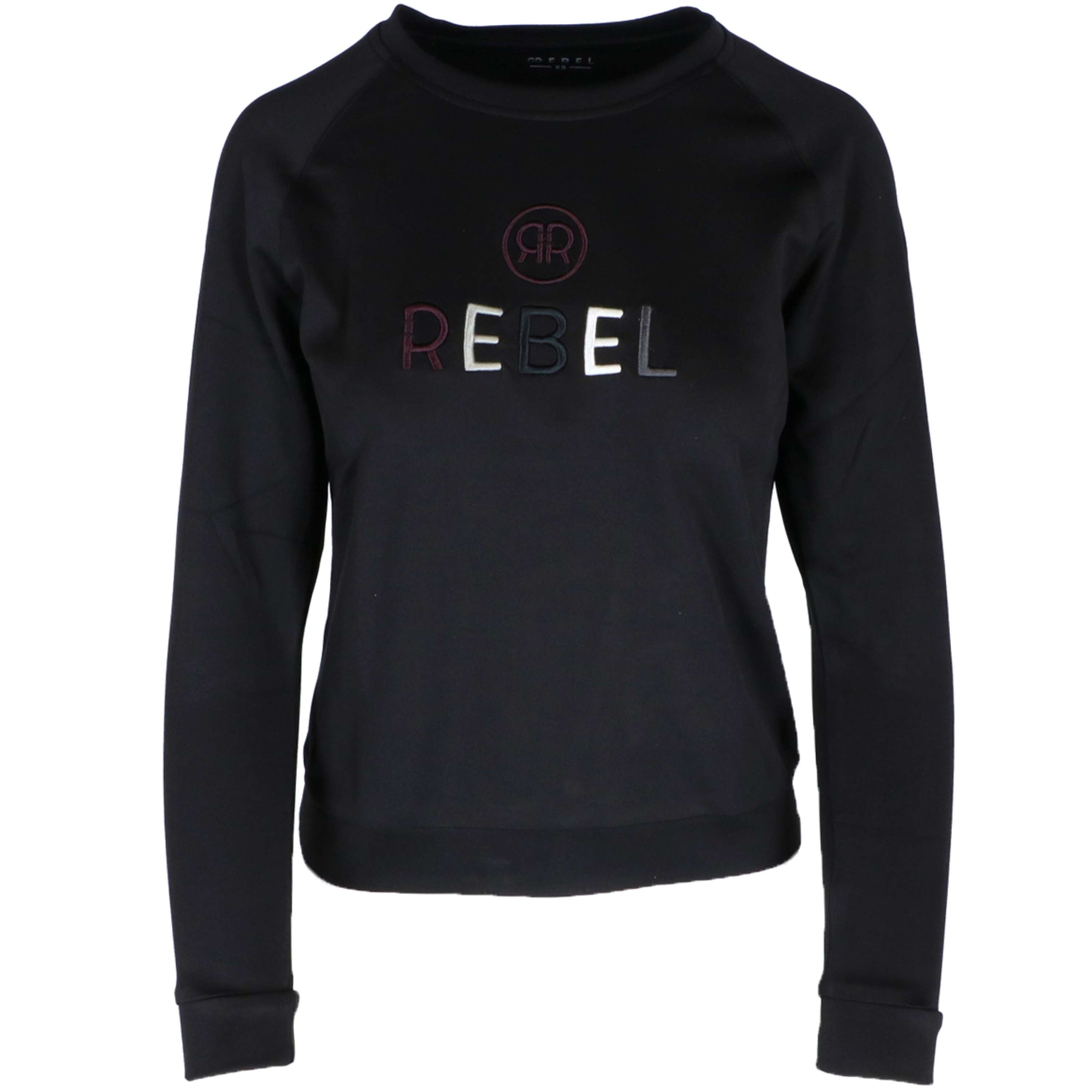Rebel Sweater Functional Logo multicolore Noir