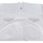 Montar Pantalon d'Équitation Briella Rosegold Full Grip Blanc