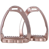 Tech Stirrups Étriers Venice Sloped Dressage Or rose