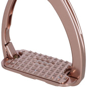 Tech Stirrups Étriers Venice Sloped Dressage Or rose