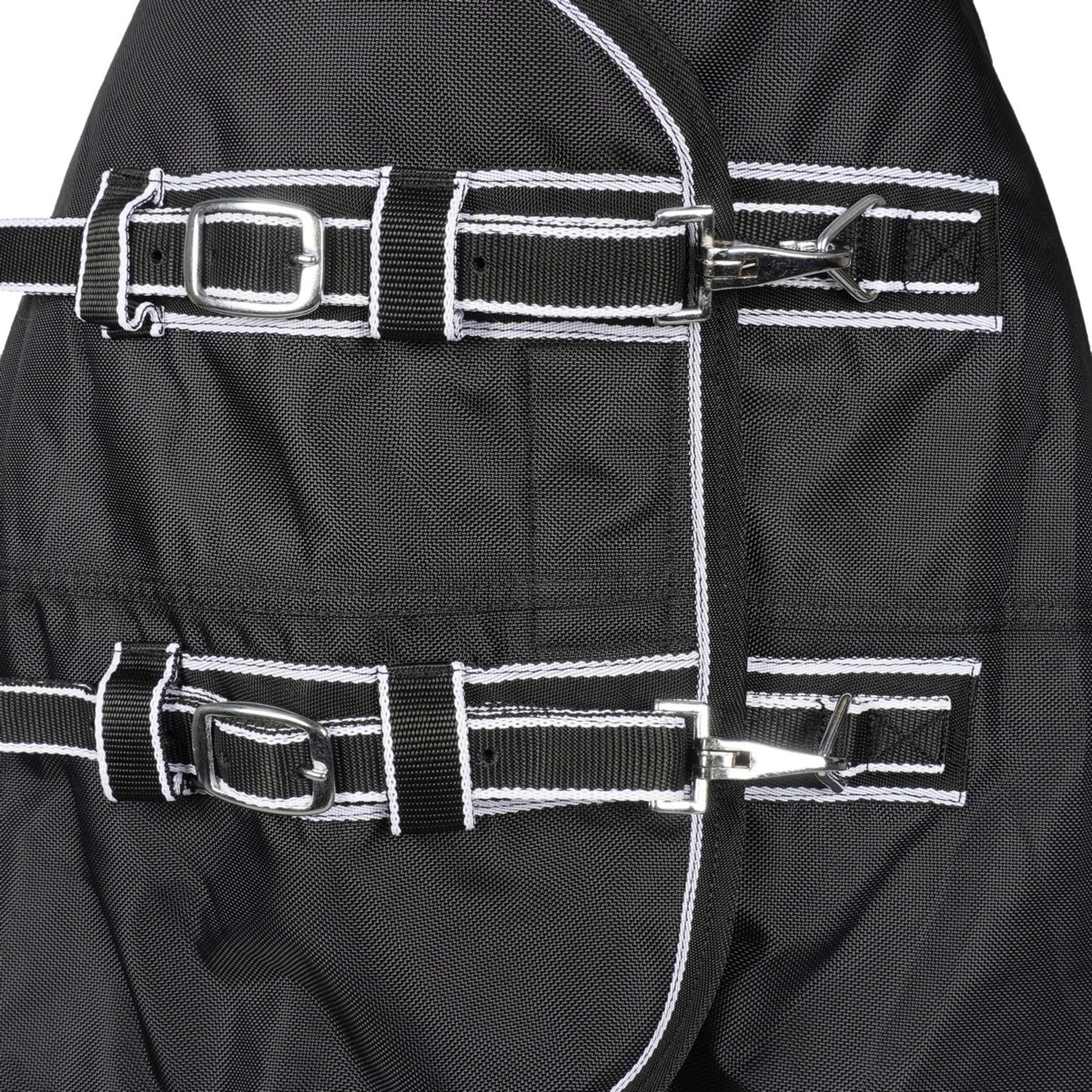 HKM Couverture d'Extérieur Premium 1680D 100g avec Teddy Doublure Noir HKM Couverture d'Extérieur Premium 1680D 100g avec Teddy Doublure Noir