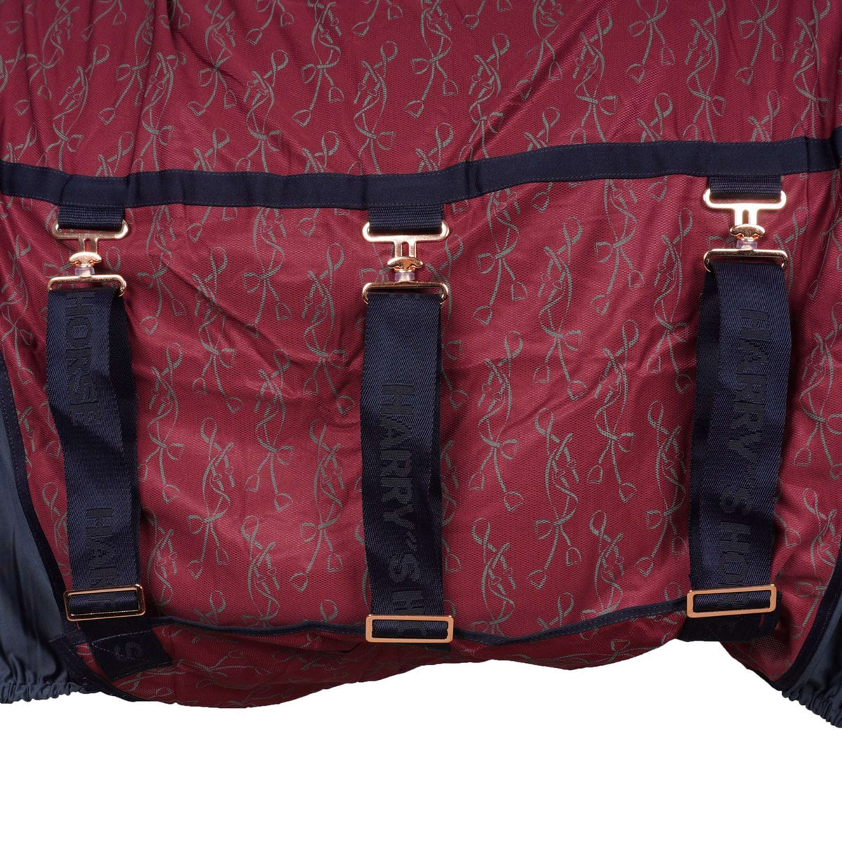 Harry's Horse Couverture Anti-Mouches Mesh Superior Bordeaux