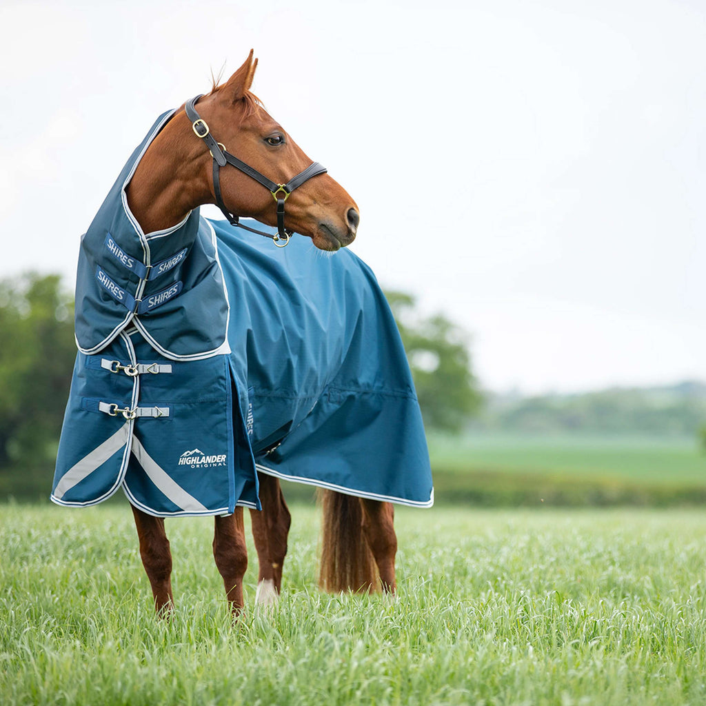 Shires Couverture Imperméable Original 50 Turnout avec Couvre-cou