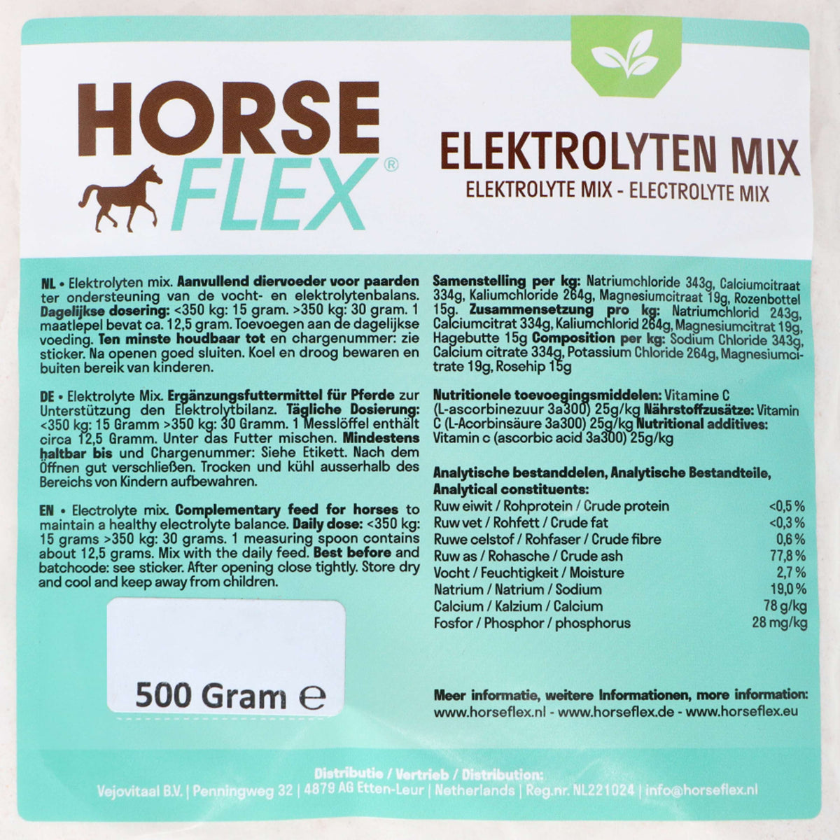 HorseFlex Mélange d'Électrolytes Recharge