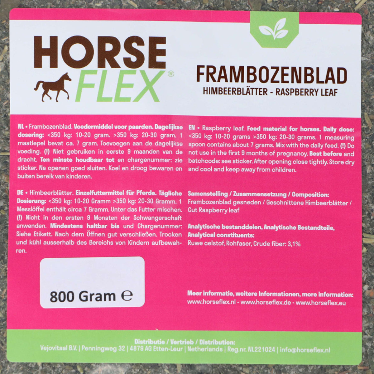 HorseFlex Feuille de Framboisier Recharge