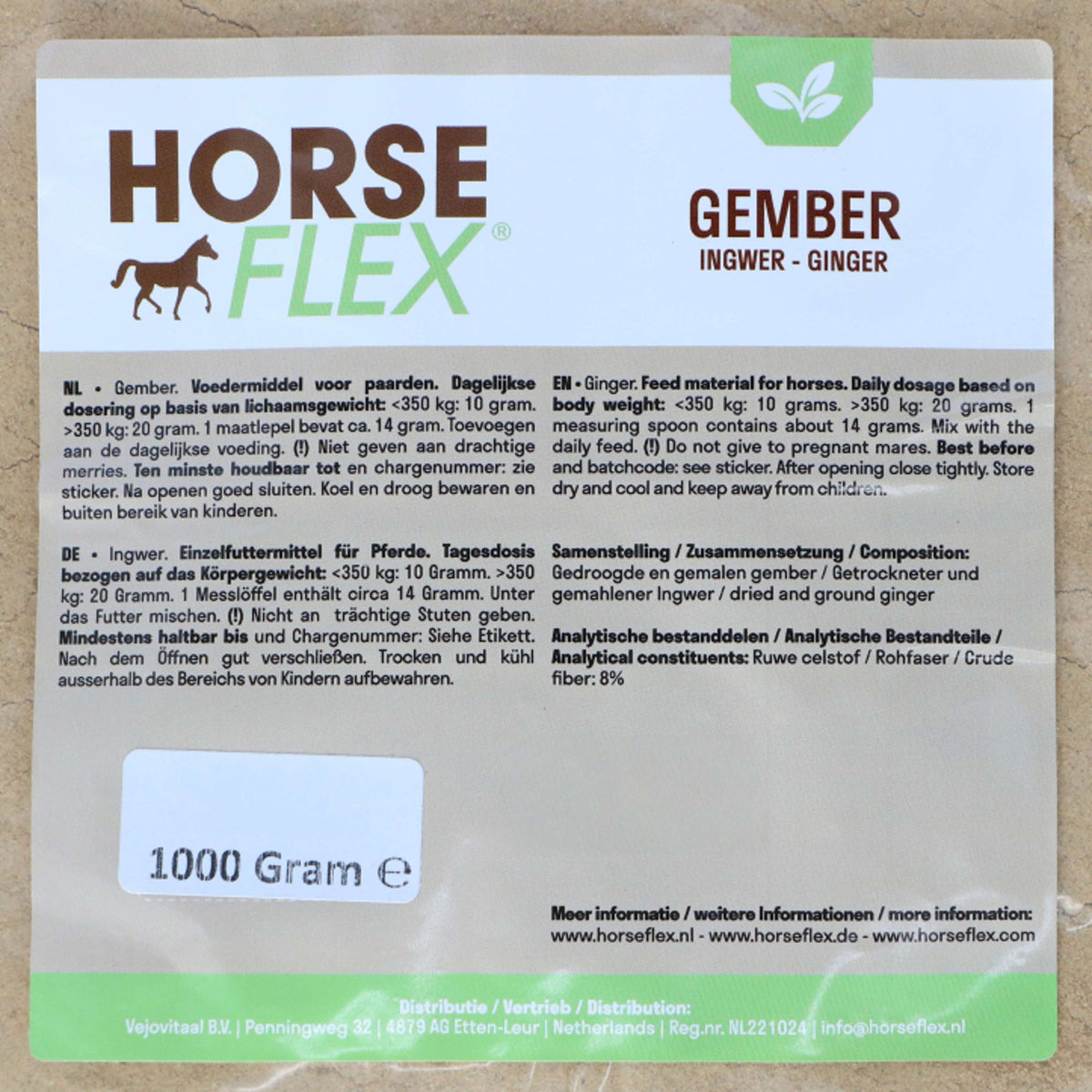 HorseFlex Gingembre Recharge