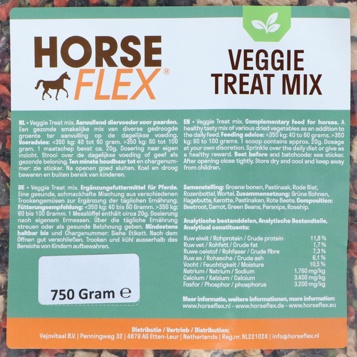 HorseFlex Mélange de friandises aux légumes Recharge